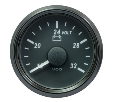 VDO SingleViu Voltmeter 16-32V